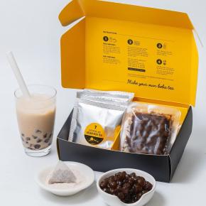 JIFFY BOBA - Instant Assam Milk Boba Bubble Tea,Save 40% ，Just Need $14.99  Not Need $24.99，code 405ZAWT5