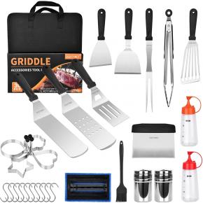 BQYPOWER Griddle Accessories Kit,Save 50%,Just Need $24.99 Not Need $49.99,code 50EVHSPF