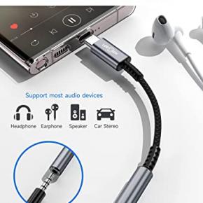 USB C to 3.5mm Female Headphone Jack Adapter,save50%,Just Need: $4.49 ,Original Price:$8.99,code: 50C8NYNW