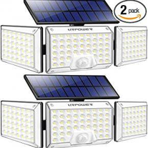 URPOWER Solar Lights Outdoor, 130 LED 1000LM Solar Motion Lights,save50%,Just Need:$20.49,Original Price:$40.99,code:50FV7P6I