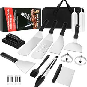 Griddle Accessories, 16pcs Flat Top Grill Accessories Set,save60%,Just Need:$15.99,Original Price:$35.99,code:609QWP4D